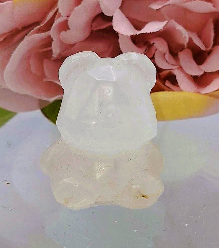 Mini Carvings: Faceted Teddy Bear