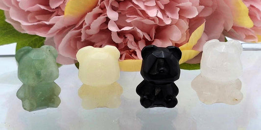 Mini Carvings: Faceted Teddy Bear