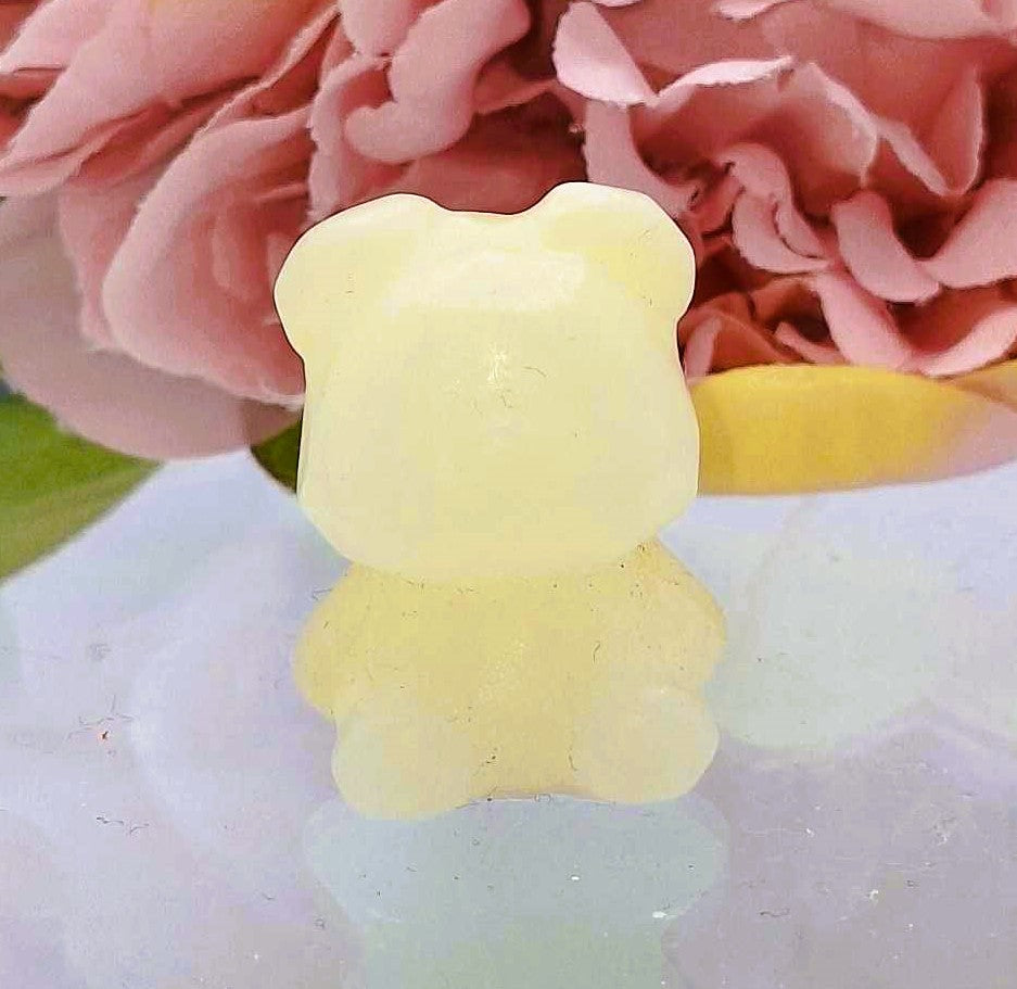 Mini Carvings: Faceted Teddy Bear